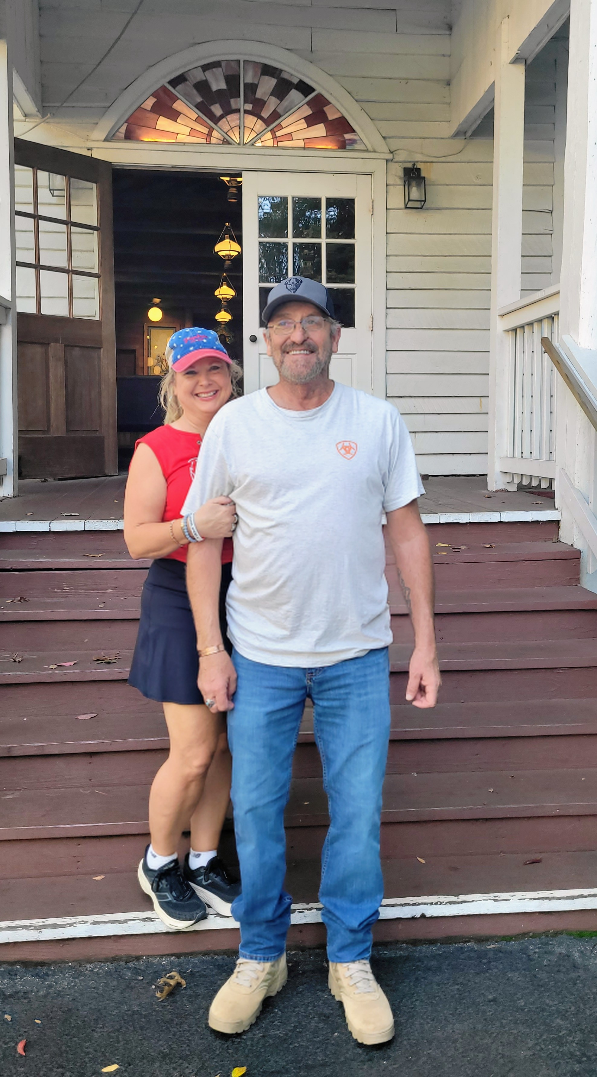 Jeannette and Rick on their 1 year Anniversary