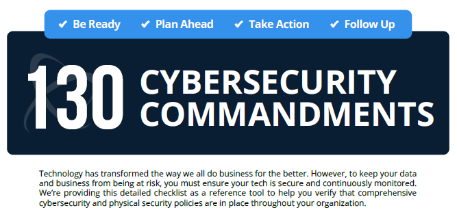 130 Cybersecurity Commandments
