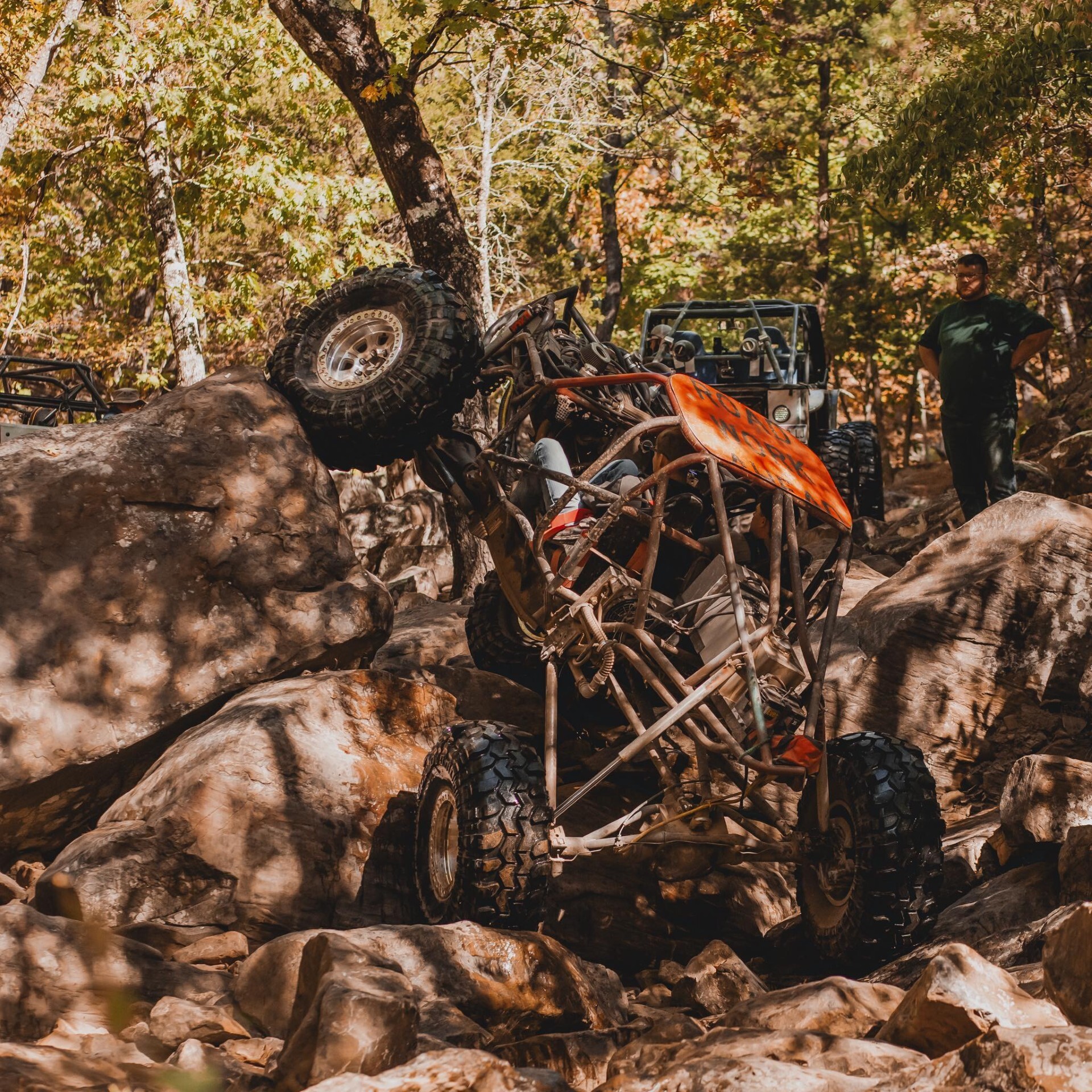 Rock crawling in Oklahoma at Rugged Mountain Ranch.