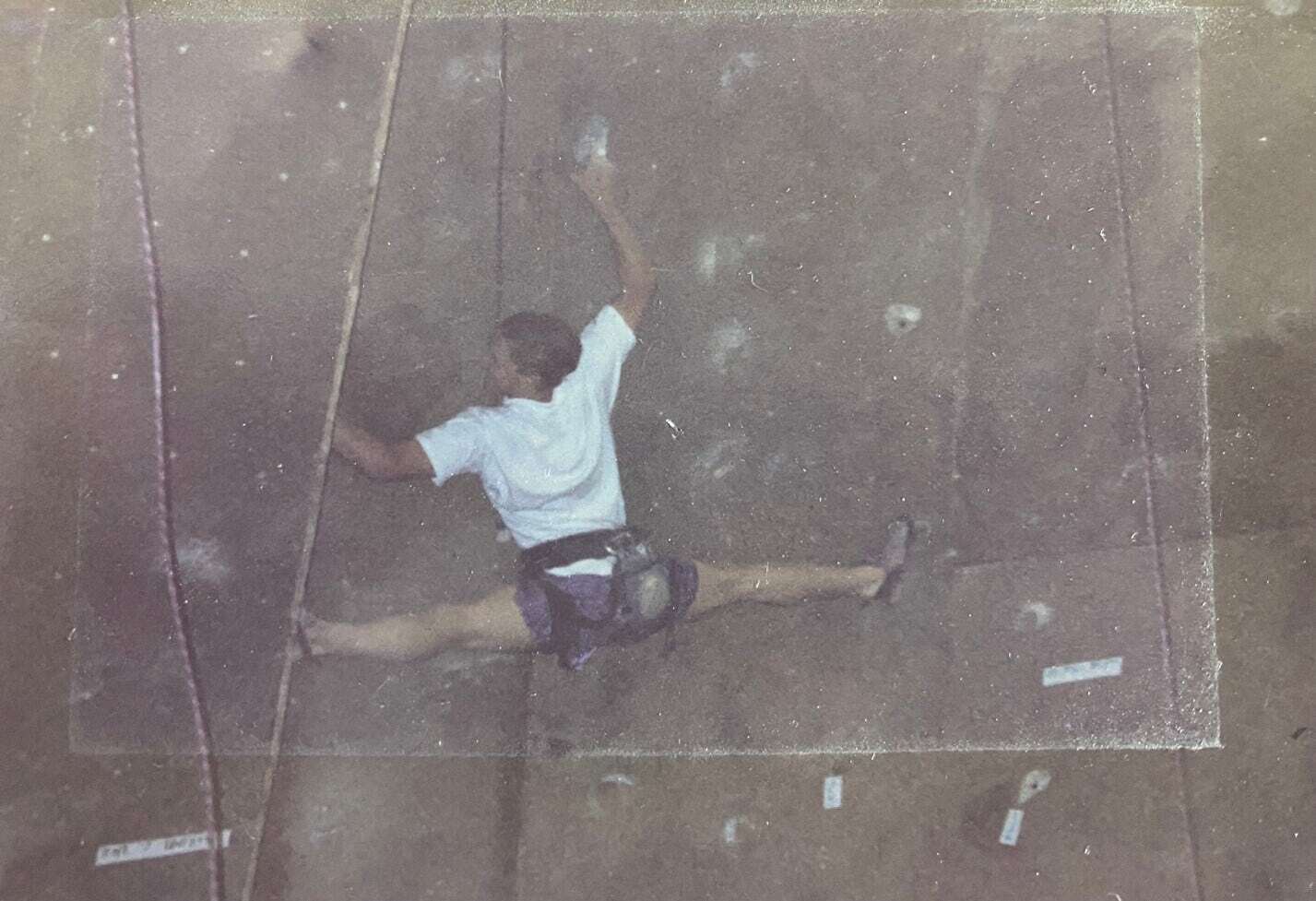 Back in his younger years he was a climbing fiend. A lot more flexible too!
