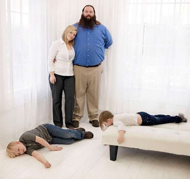 After a long family photo session, the photographer said 