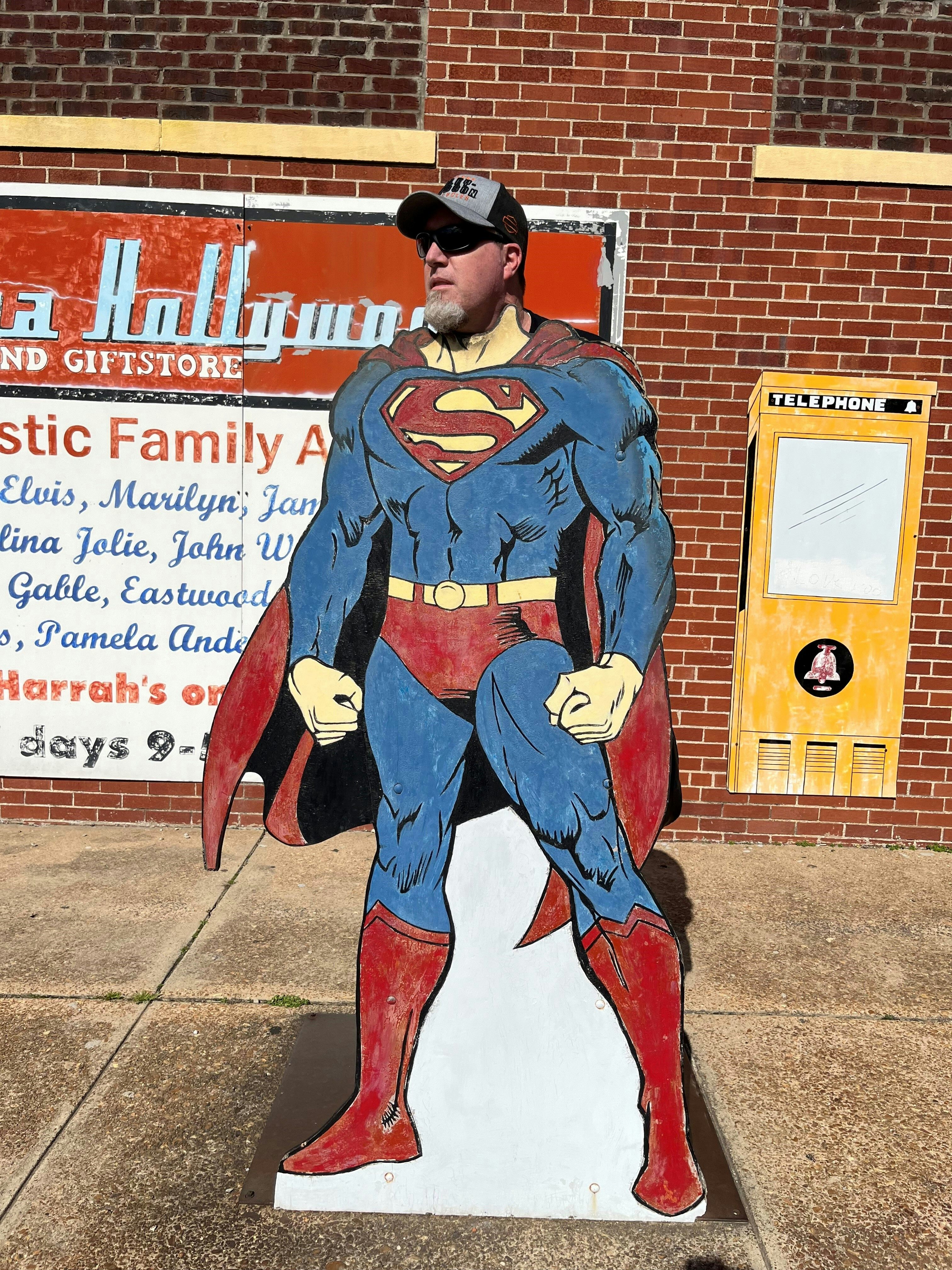 Superman here to save the day!