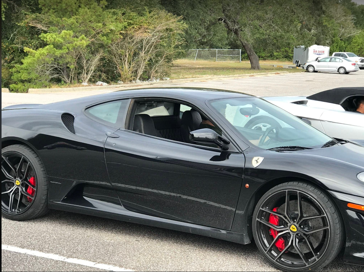 While in Florida he raced in a Ferrari vs 3 Lamborghinis down an airport 
runway in the rain!