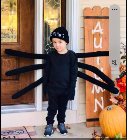 Atticus wanted nothing more than to be a spider from Halloween. His amazing 
mother helped build the costume for him.