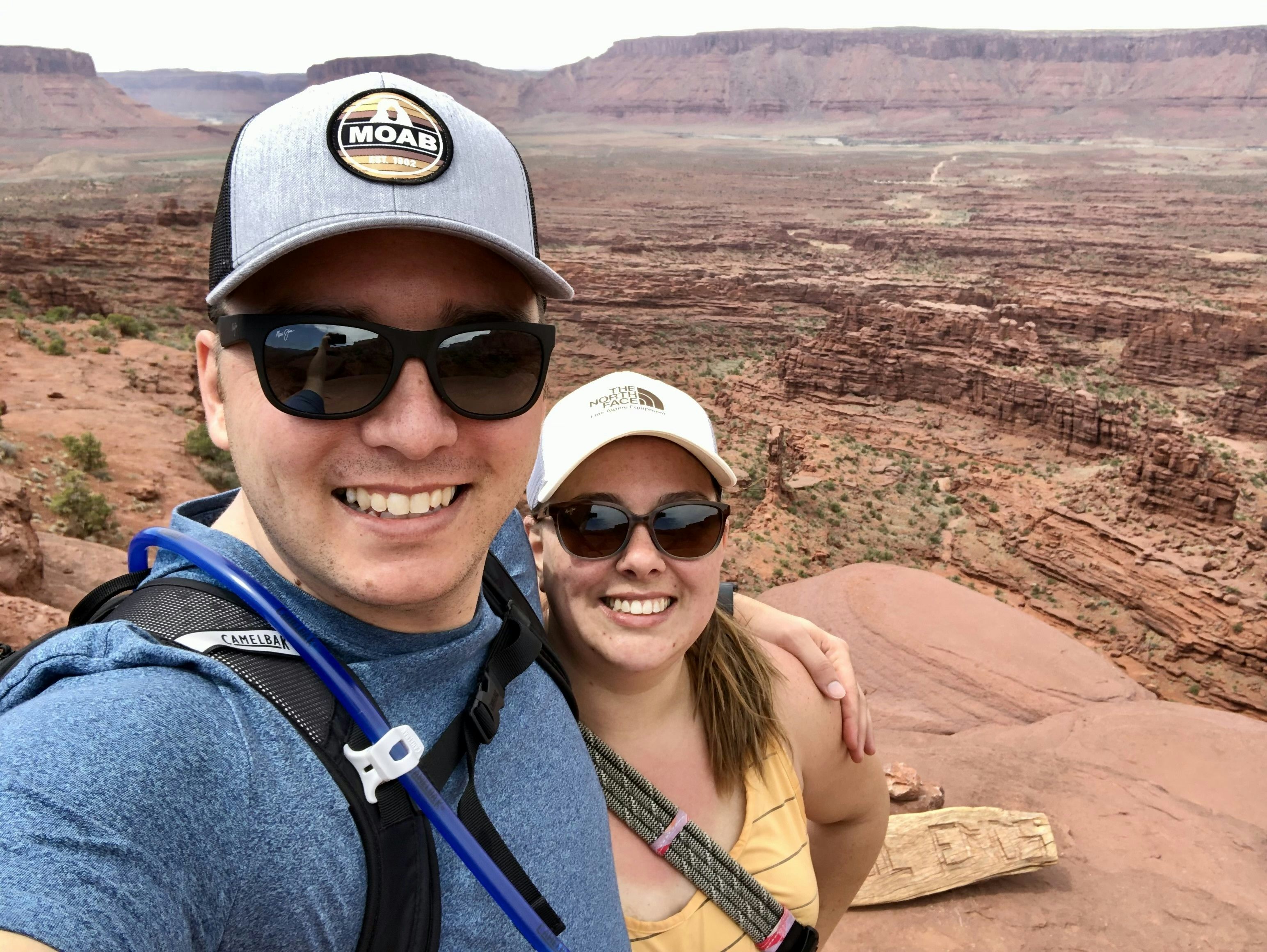 Hiking in Moab - Danny and his wife love experiencing new places to hike.
