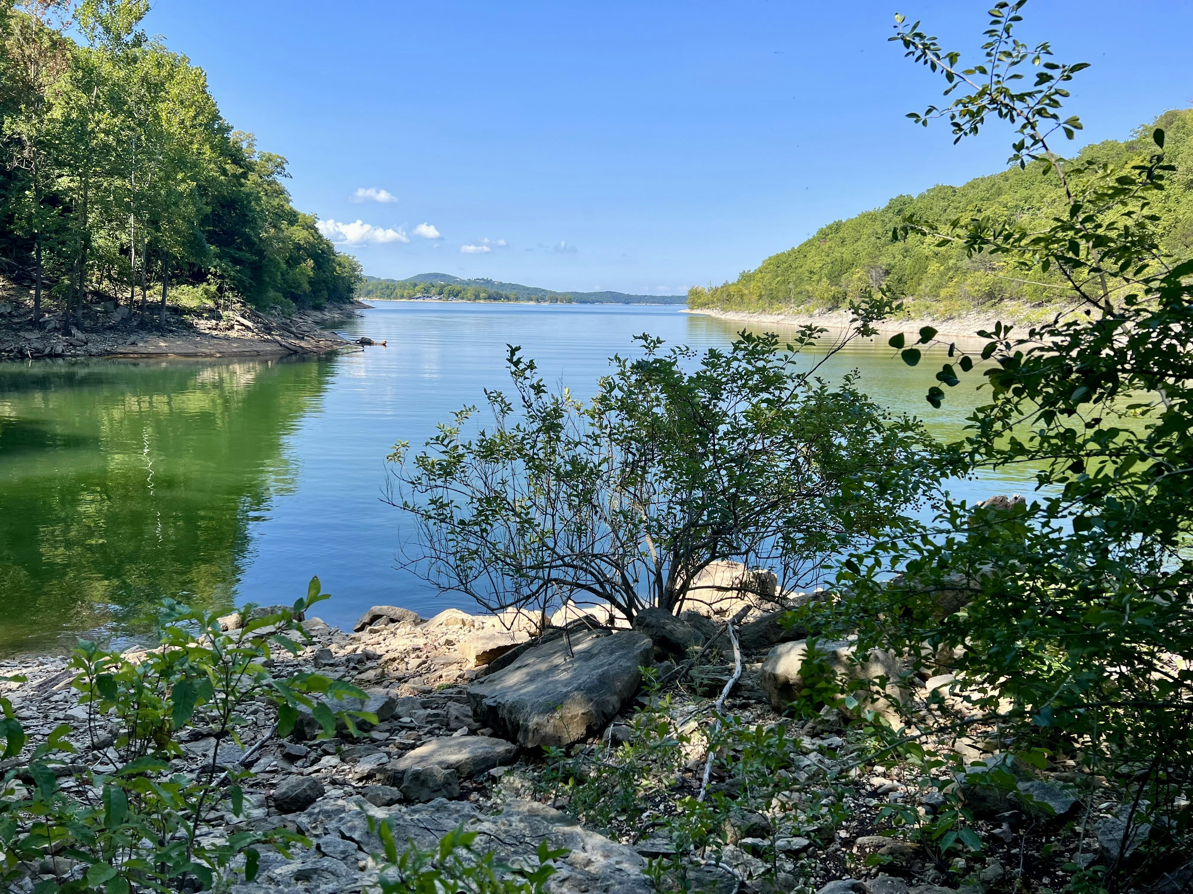 Exploring Table Rock Lake - You'll find his family at the lake most warm 
weekends!