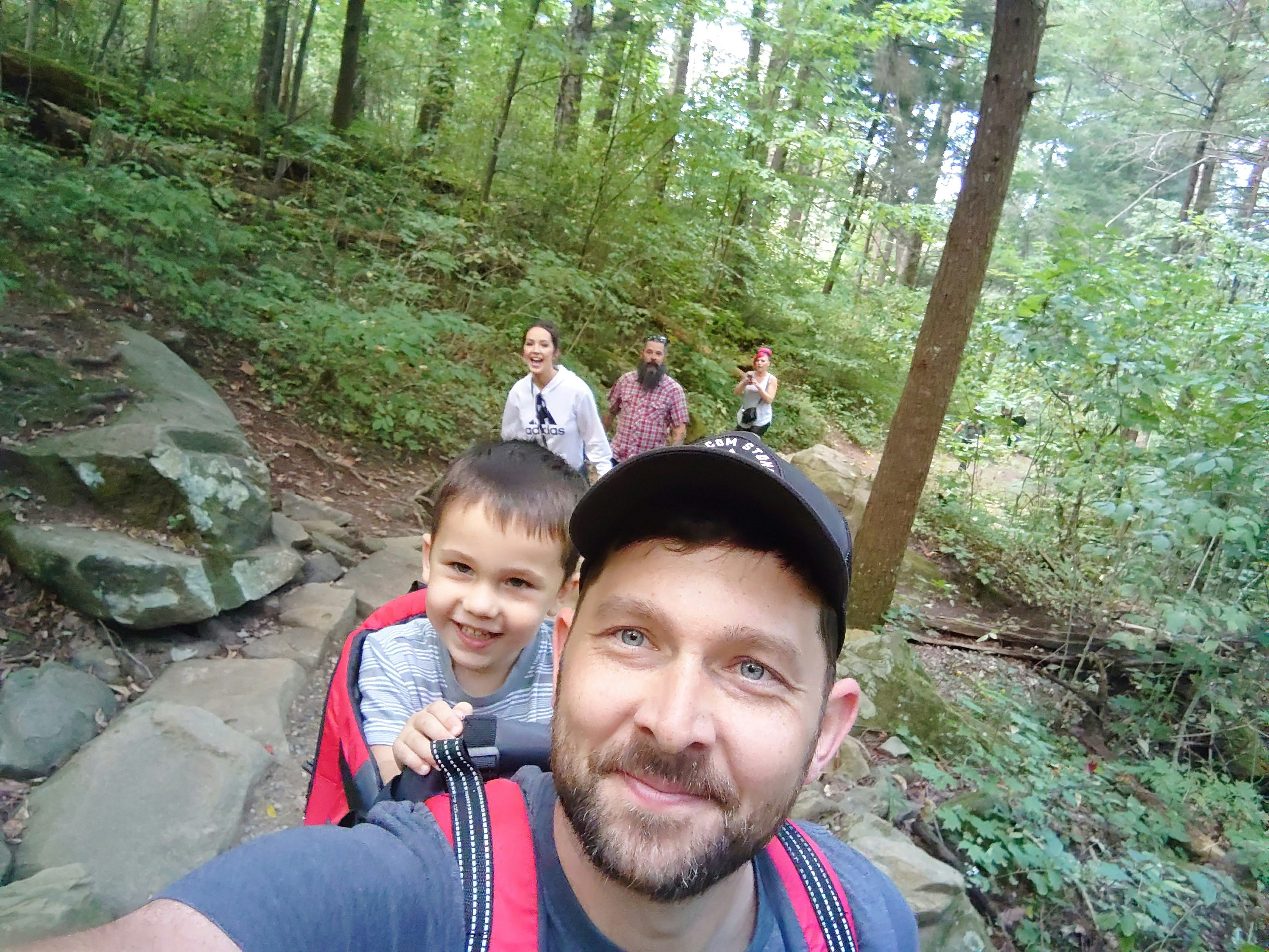 Hiking with the family!