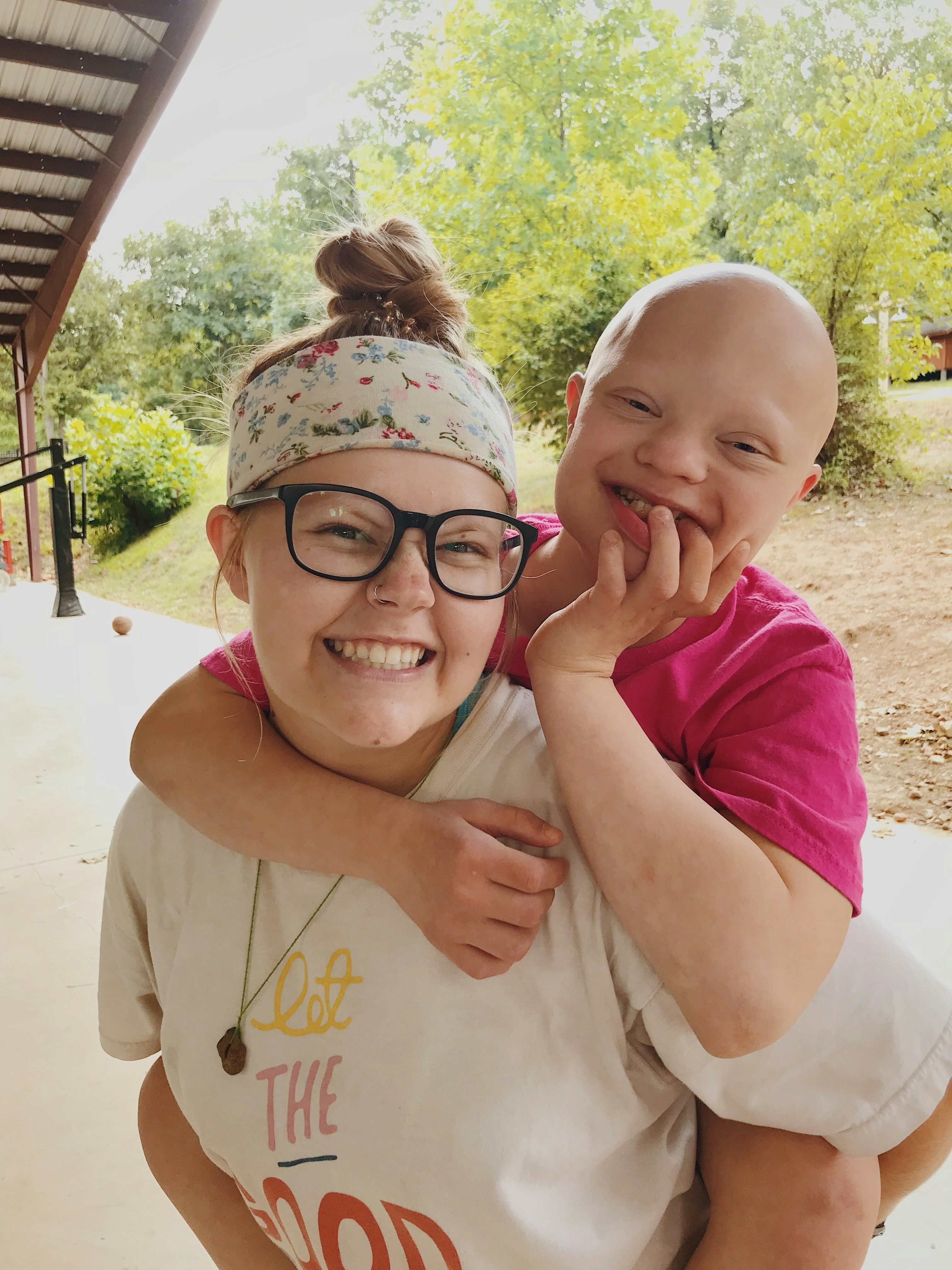 Heather spent 10 years being heavily involved with Camp Barnabas. She 
started volunteering at age 13, spent three years on Summer Staff, and 
eventually worked her way to the home office, as a technical writing 
intern. Heather and Ava (pictured above) have been friends since 2014!