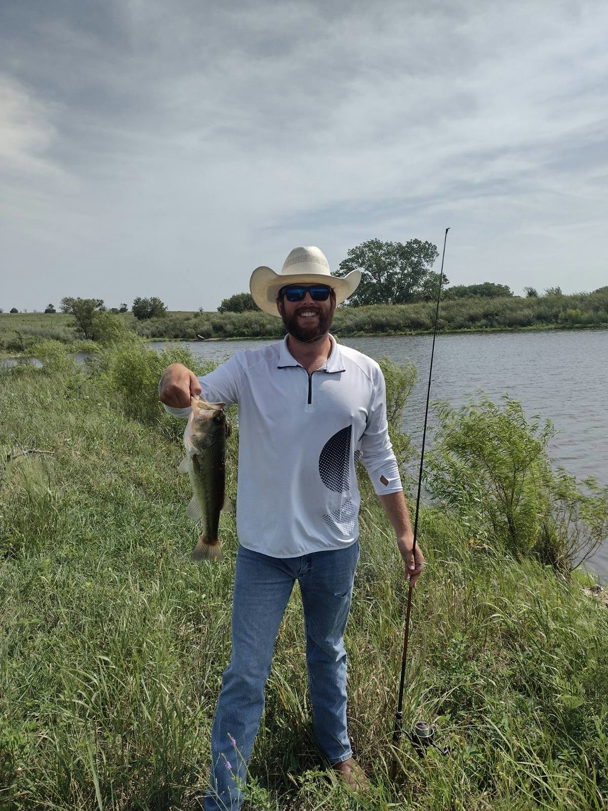 Gone fishin' (Nice bass!)