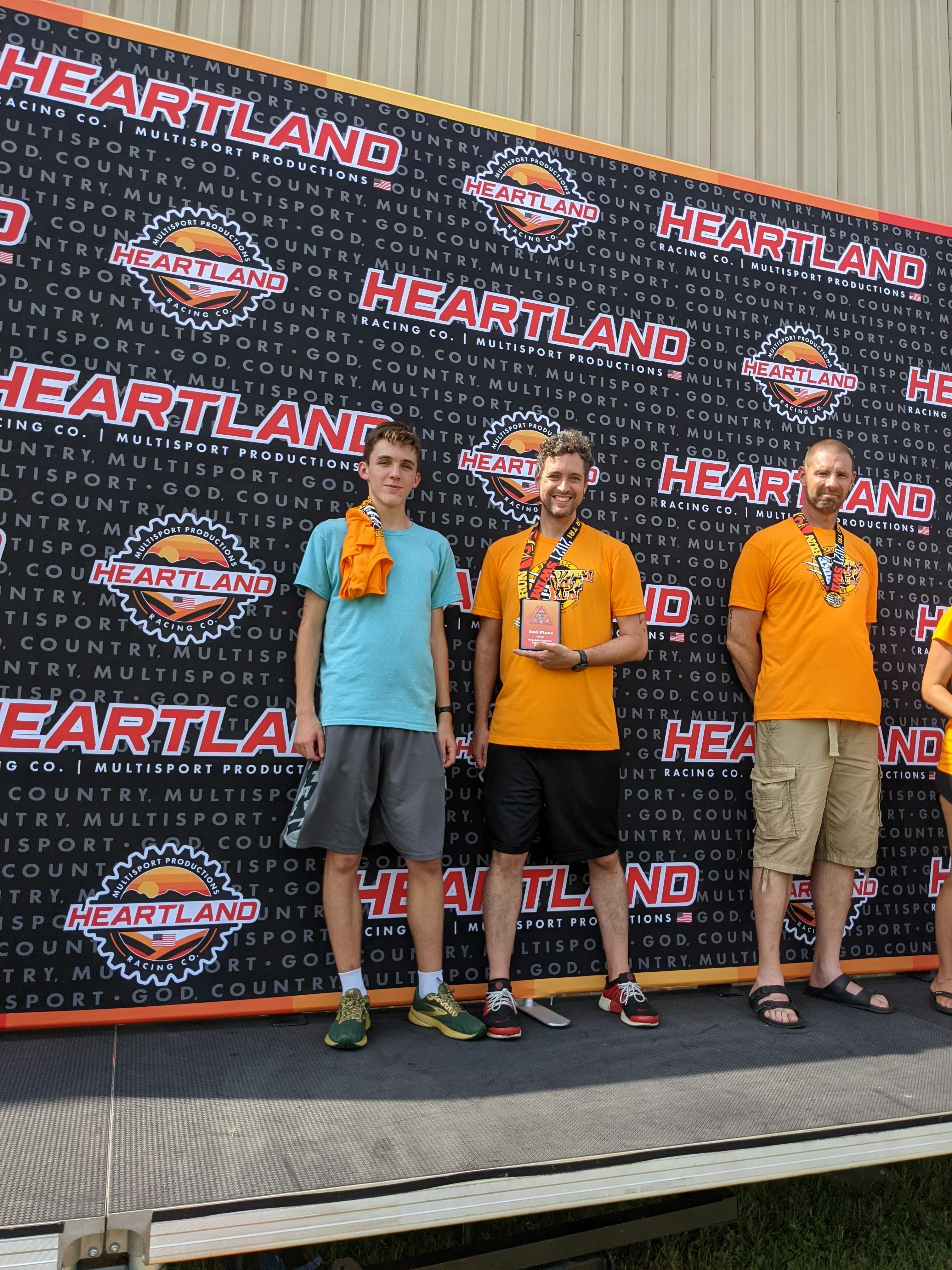 Garry likes to run and compete. In 2021 JMARK entered a team in the 
Republic Tiger Tri (Triathlon) and he took 2nd place!