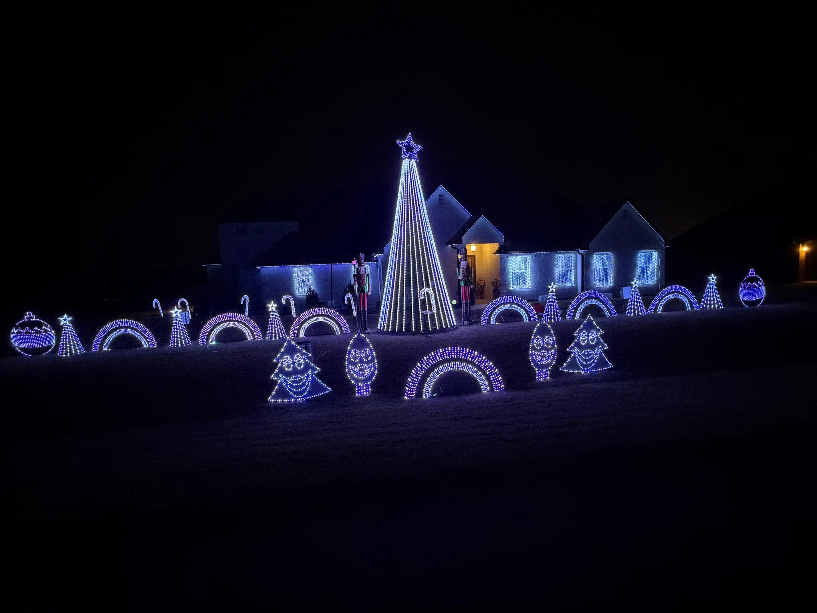 Every year, Jarrod puts on a full Christmas light show set to music